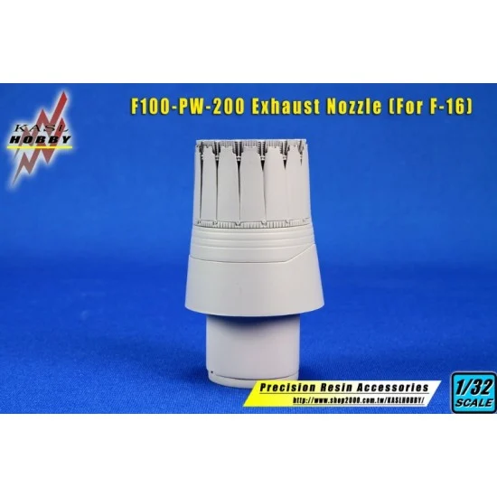KASL Hobby K32003 1/32 F-16 F100-PW-200/220 Exhaust Nozzle for Tamiya kits
