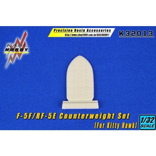 KASL Hobby K32013 1/32 Northrop F-5F/RF-5E Counterweight Set for Kitty Hawk kits