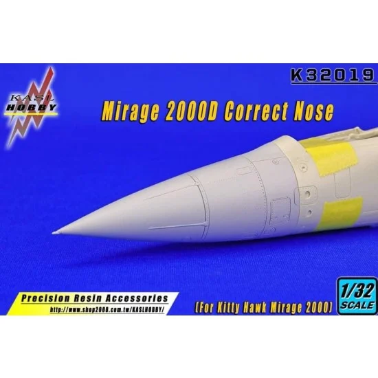 KASL Hobby K32019 1/32 Mirage 2000D Correct Nose for Kitty Hawk kits - Model Planes