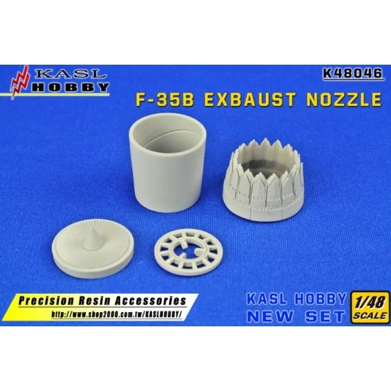 KASL Hobby K48046 1/48 F-35B STOVL Exhaust Nozzle Set (3BSN 0) for Kitty Hawk kits