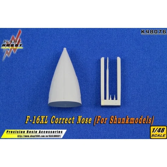 KASL Hobby K48076 1/48 F-16XL Correct Nose for SkunkModels