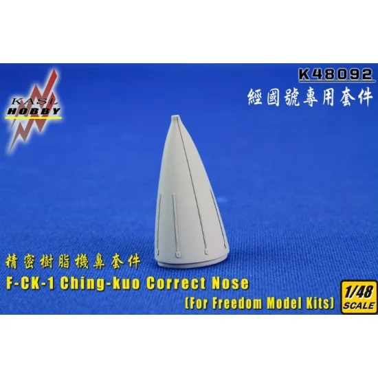 KASL Hobby K48092 1/48 F-CK-1 Ching-kuo Correct Nose for Freedom Models