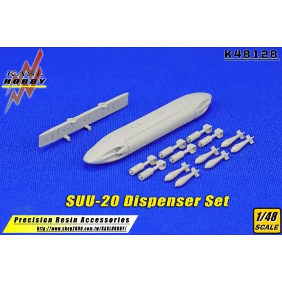 KASL Hobby K48128 1/48 SUU-20 Dispenser Set for BDU-33 D/B & MK-106 Bombs
