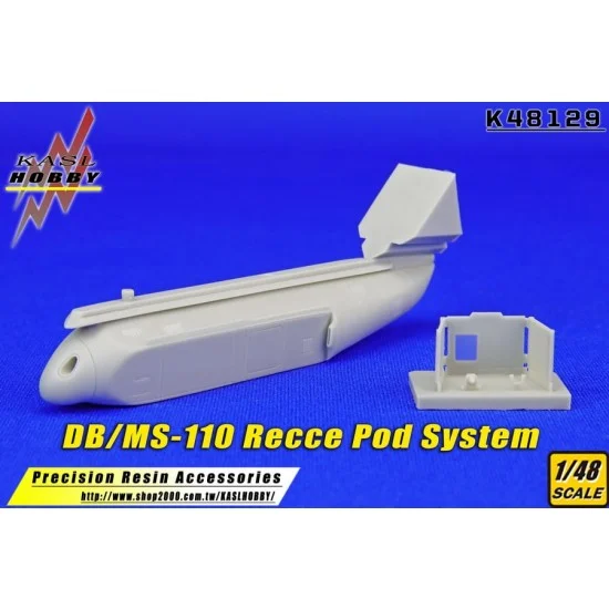 KASL Hobby K48129 1/48 DB/MS-110 Recce Pod System for General Dynamics F-16 kits