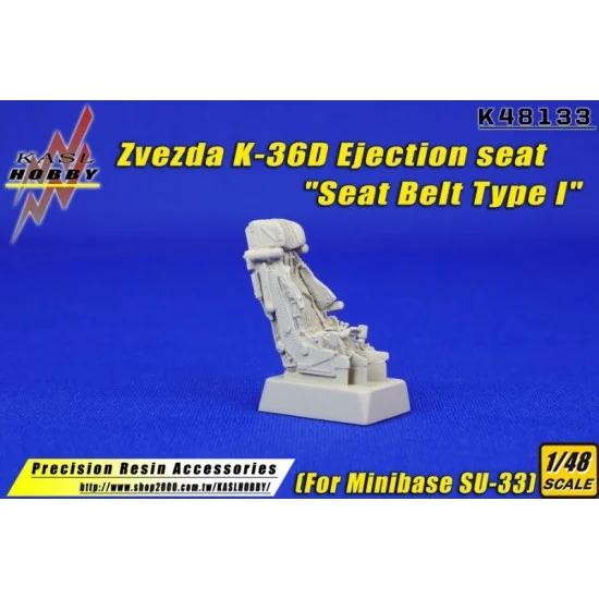 KASL Hobby K48133 1/48 Zvezda K-36D Seat Belt Type I for Minibase SU-33