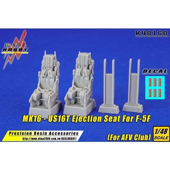 KASL Hobby K48160 1/48 F-5F (Double seat) MK16 - US16T Ejection Seat for AFV Club kits