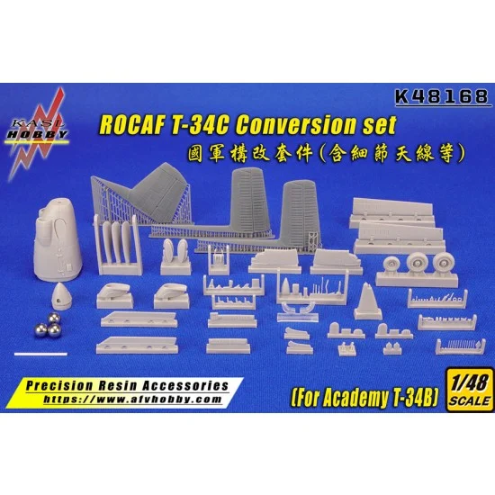 KASL Hobby K48168 1/48 ROCAF T-34C Conversion set for Academy T-34B kits