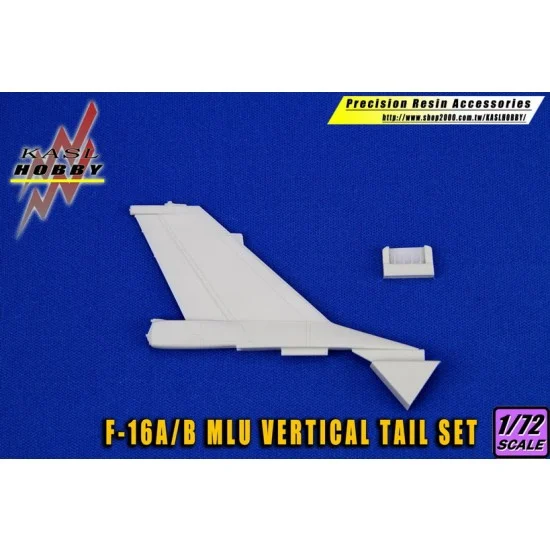 KASL Hobby K72005 1/72 F-16A/B MLU Vertical Tail Set for Hasegawa kits