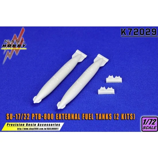 KASL Hobby K72029 1/72 Sukhoi SU-17/22 PTB-800 External Fuel Tanks (2pcs)