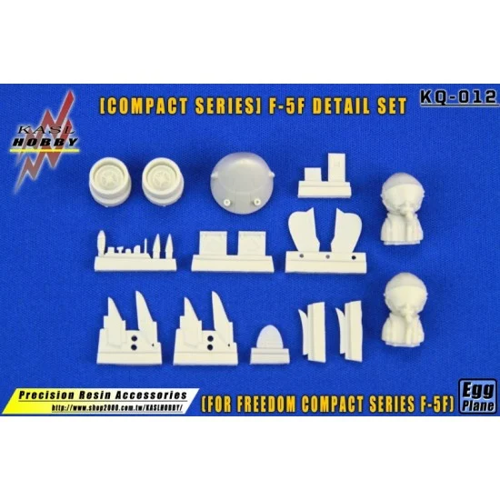 KASL Hobby KQ-012 Eggplane F-5F Detail Set for Freedom Model Compact Series