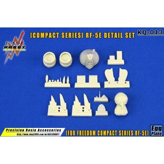 KASL Hobby KQ-013 Eggplane RF-5E Detail Set for Freedom Model Compact Series