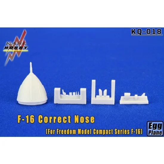 KASL Hobby KQ-018 Egg Plane General Dynamics F-16 Fighting Falcon Correct Nose for Freedom Model kits