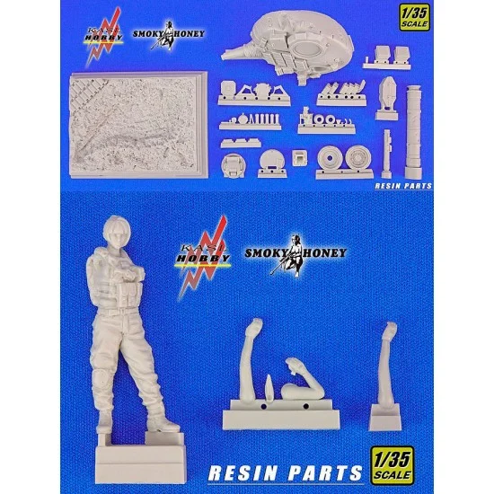 KASL Hobby SH-002 1/35 Price of War - Javelin Girl (1 figure & diorama)