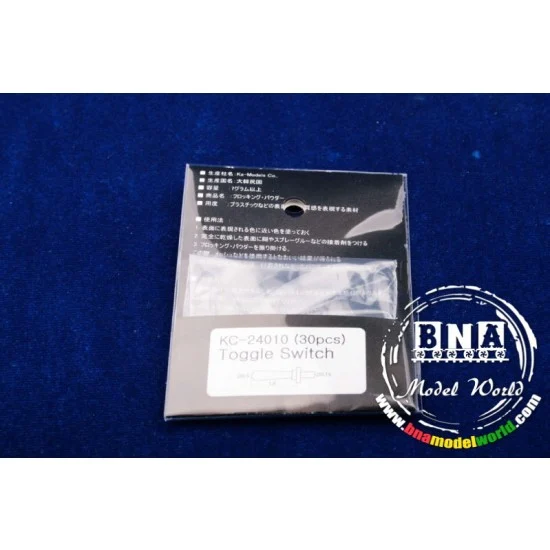 KA Models KC-24010 1/24 Aluminum Toggle Switch (30pcs)