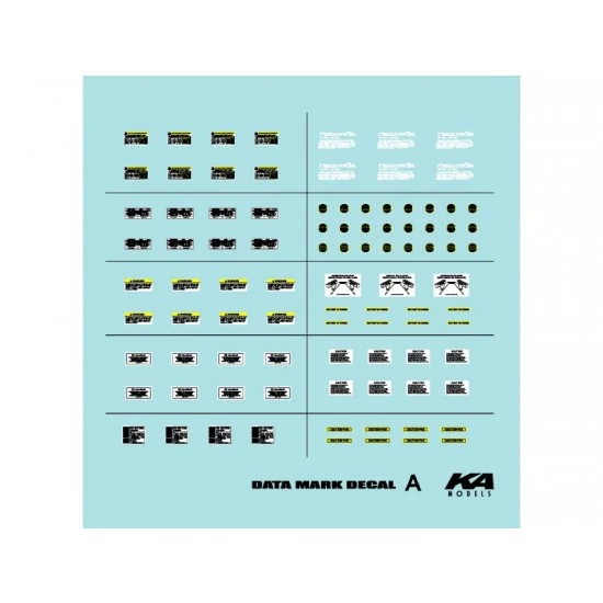 KA Models KD-24015 1/24 Data Decals Set A