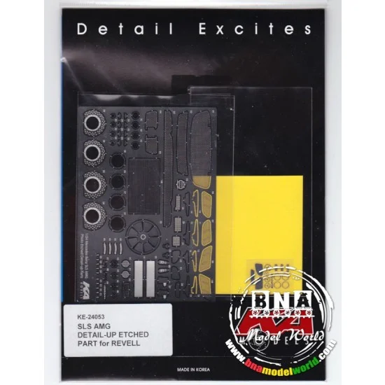 KA Models KE-24053 Photo-etched Parts for 1/24 Mercedes-Benz SLS AMG for Revell kit