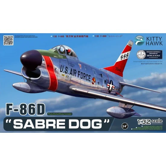 Kitty Hawk KH32007 1/32 North-American F-86D ''Sabre Dog''