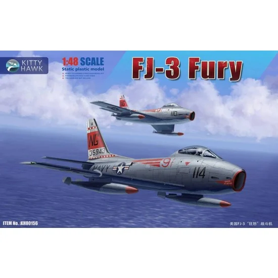 Kitty Hawk KH80156 1/48 North American FJ-3 Fury Fighter