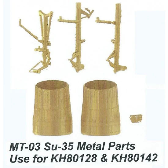 Kitty Hawk KHMT-3 1/48 Sukhoi Su-35 Metal Upgrade Set
