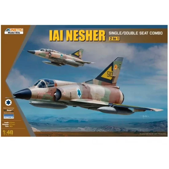 Kinetic K48056 1/48 IAI Nesher Single/Dble Seat - Model Planes