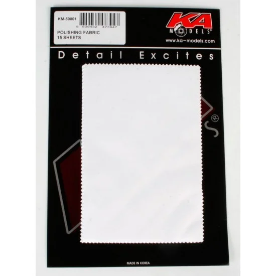 KA Models KM-50001 Polishing Fabric (15 sheets) for Compounding Work