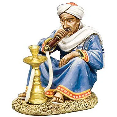 Enjoying a Hookah 1/30 Figure K & C (AE092) - King and Country