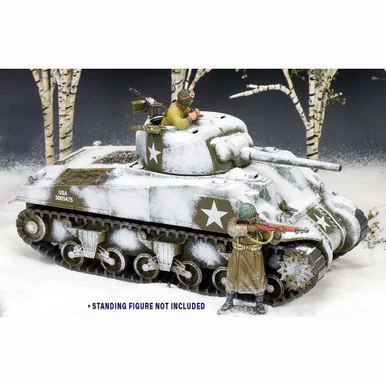 Battle of the Bulge Bonus Sherman 1/30 Figure Set K & C (KNC001) - King and Country