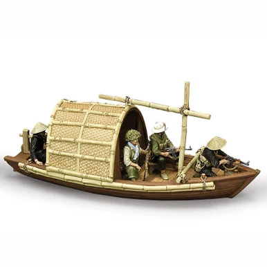 The VC Sampan Combo 1/30 Figure and Model Set - King and Country