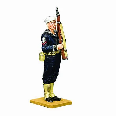 U.S. Navy Bluejacket Presenting Arms K & C (USN031) - King and Country