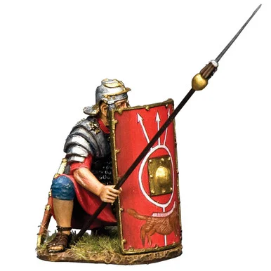 Kneeling Roman Legionary 1/30 Figure K&C (ROM060) - King and Country
