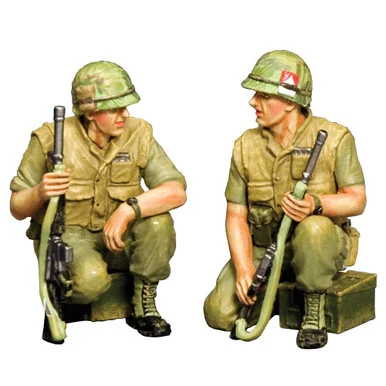 Kneeling Grunts 1/30 Figure Set King & Country (VN180) - King and Country