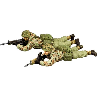 Lying Prone Para Sniper Team 1/30 Figure King & Country (TF008) - King and Country