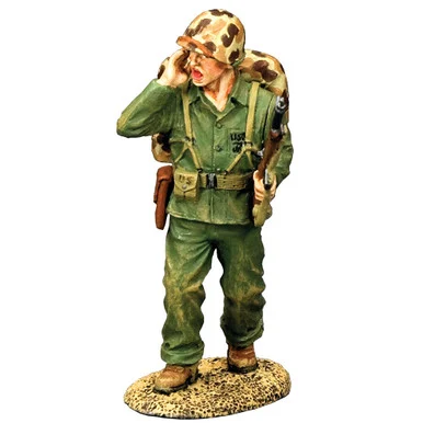 Shouting Marine Officer 1/30 Figure KING & COUNTRY (USMC072) - King and Country