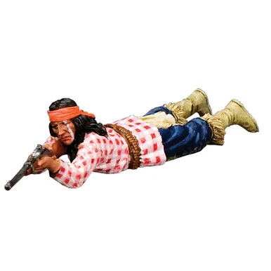 Lying Prone Apache firing Carbine 1/30 Figure KING & COUNTRY (TRW190) - King and Country