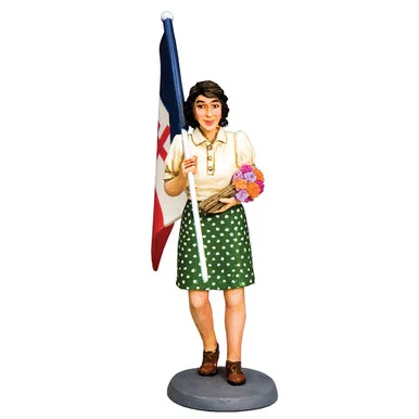 Liberation! Female Flagbearer 1/30 Figure K&C (DD376) - King and Country