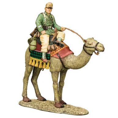 Afrika Korps Camel Patrol Soldaten #1 1/30 Figure K&C (AK144) - King and Country