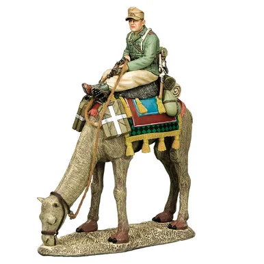 Afrika Korps Camel Patrol Soldaten #2 1/30 Figure K&C (AK145) - King and Country