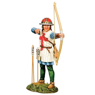English Archer Letting Loose 1/30 Figure K&C (MK233) - King and Country