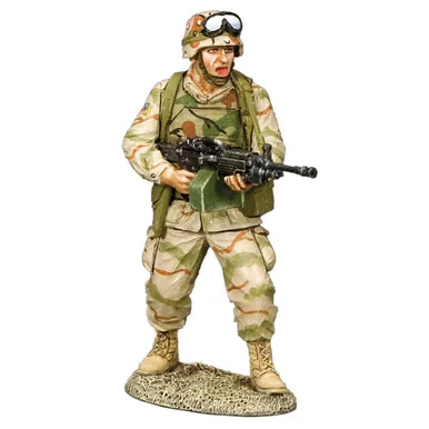 Ranger w/M249 SAW 1/30 Figure K&C (BHD006) - King and Country