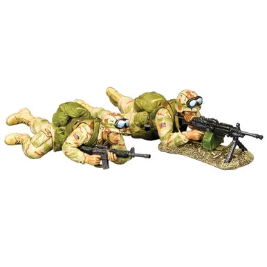Rangers M249 SAW Team 1/30 Figure Set K&C (BHD010) - King and Country