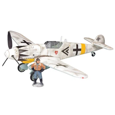 Messerschmitt Bf.109 and Erich Hartmann 1/30 Model Set K&C (LW-S04)