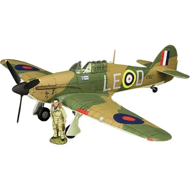 Hawker Hurricane and Squadron Leader Douglas Bader 1/30 Set K&C (RAF093) - King and Country