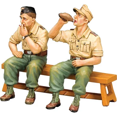 Sitting AK Tankers 1/30 Figure Set K&C(AK156) - King and Country