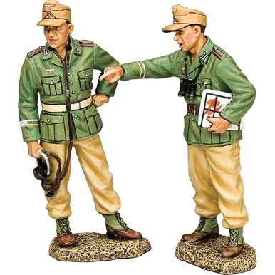 Two Afrika Korps Officers 1/30 Figure Set K&C(AK159) - King and Country