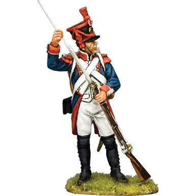 French Infantryman Loading Musket 1/30 Figure K&C(NA515) - King and Country
