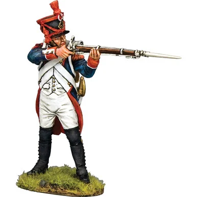 French Infantryman Standing Firing 1/30 Figure K&C(NA520) - King and Country