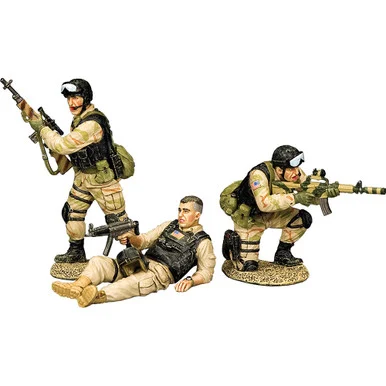 The Super Six Four Rescue 1/30 Figure Set K&C (BHD015) - King and Country