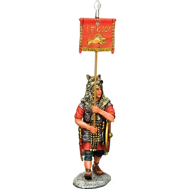 The Marching Roman Vexillum 1/30 Figure K&C (ROM076) - King and Country