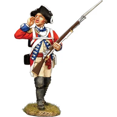 Shouting Redcoat Officer 1/30 Figure - King and Country