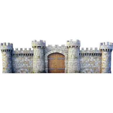 The Castle Facade Backdrop 1/30 Model - King and Country